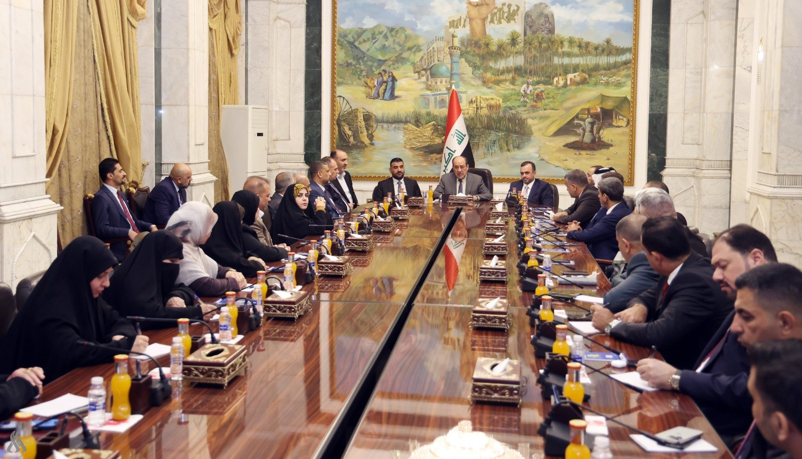 المالكي يؤكد أهمية العمل المشترك بين القوى النيابية بتبني المشاريع الخدمية